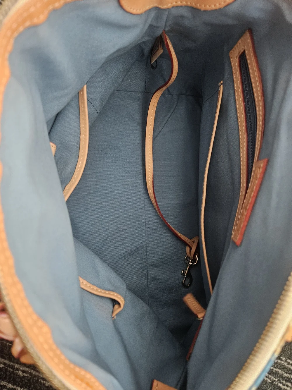 Dooney & Bourke 1975 Multicolor Signature Color Splash Satchel